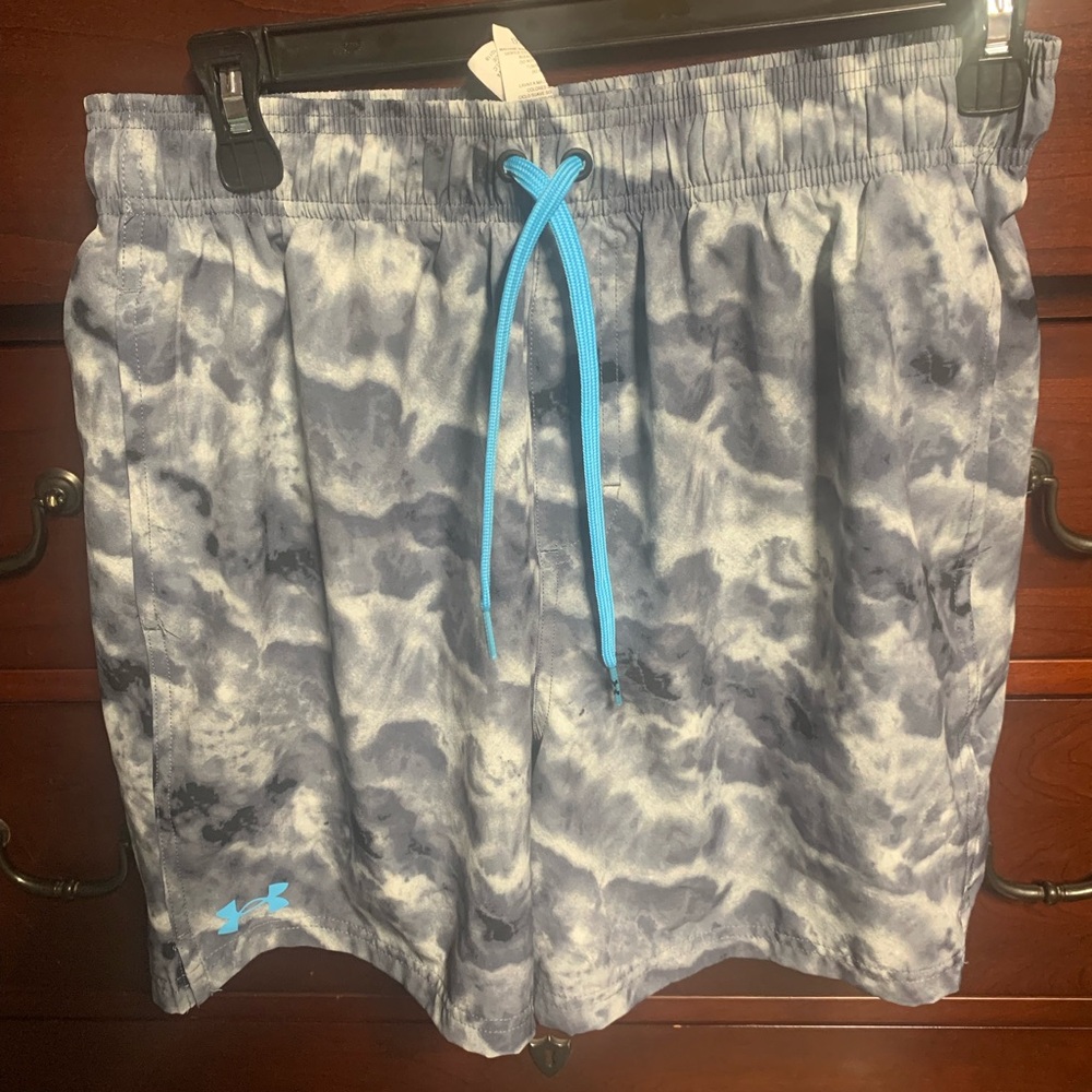 Under Armour Gray Tie-Dye Shorts